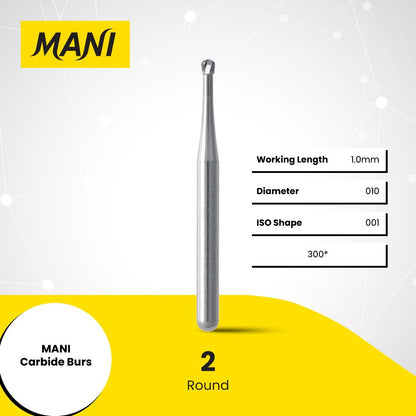 MANI Carbide Burs 25mm