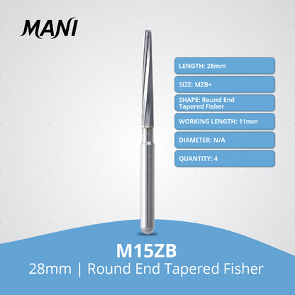 MANI Carbide Burs 28mm