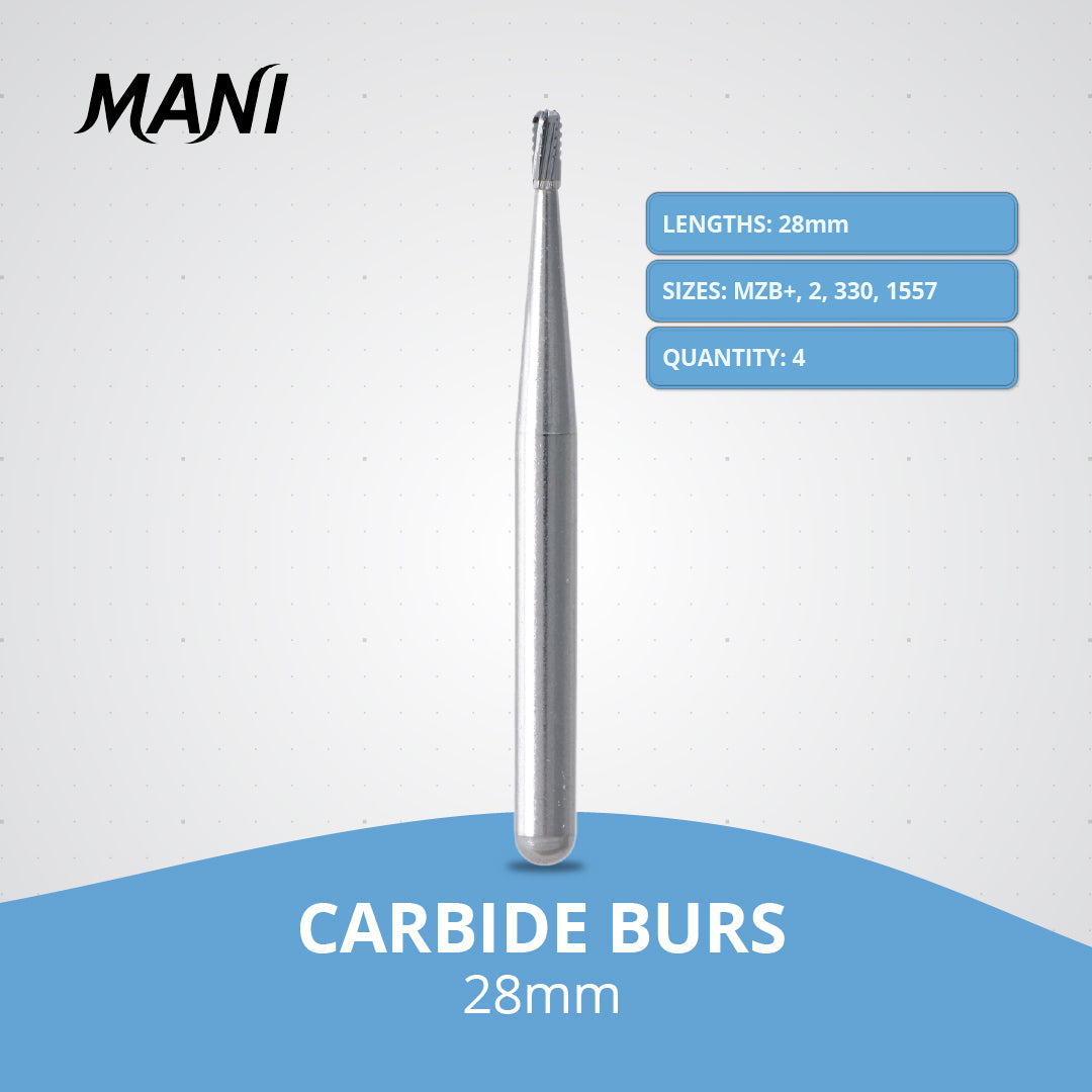 MANI Carbide Burs 28mm