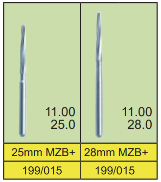 MANI Carbide Burs 25mm