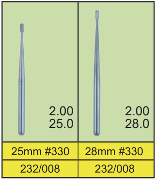 MANI Carbide Burs 25mm