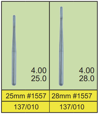 MANI Carbide Burs 25mm