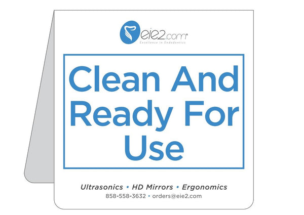 Ready For Use Sign – Excellence in Endodontics